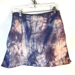 Adidas Skort Skirt Tennis Tie Dye Purple Lavender Size 2 Athletic 28" Waist
